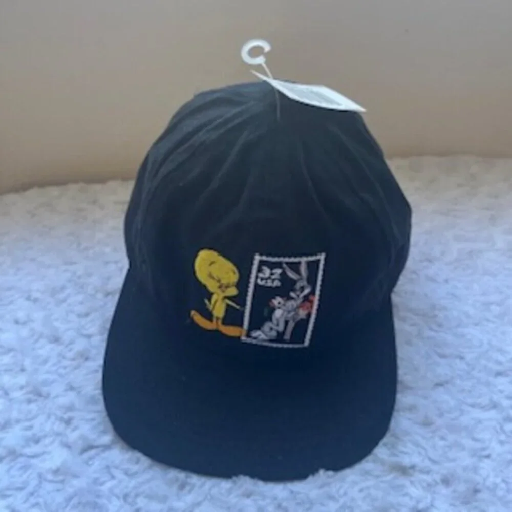 NEW‎ Vintage 1997 Bugs Bunny & Tweedy kids cap Looney Tunes adjustable hat